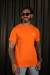 CAMISETA AZTEC BÁSICA SUEDINE LARANJA