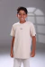 CAMISETA AZTEC INFANTIL OFF WHITE