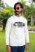 CAMISETA AZTEC MANGA LONGA BRANCA