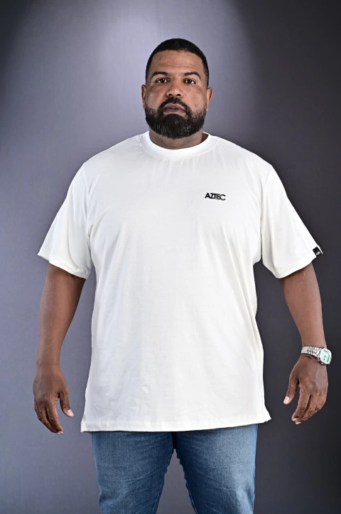 CAMISETA AZTEC PLUS SIZE BRANCA