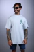 CAMISETA AZTEC OVERSIZED CINZA LOGO A - comprar online