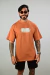 CAMISETA AZTEC OVERSIZED MARROM LOGO BRANCO - comprar online