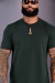 CAMISETA AZTEC BÁSICA MALHÃO VERDE METAL - comprar online