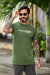 CAMISETA AZTEC LONGLINE VERDE NOME INVERTIDO - comprar online