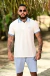 CAMISETA AZTEC POLO PIQUET BRANCA/AZUL - comprar online