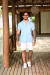 CAMISA AZTEC BOTÃO LINHO AZUL - comprar online