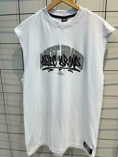 REGATA MACHÃO BRANCA NOME PRETO - comprar online