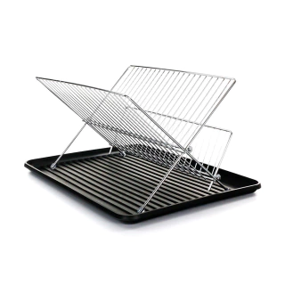Secaplatos plegable metal cromado