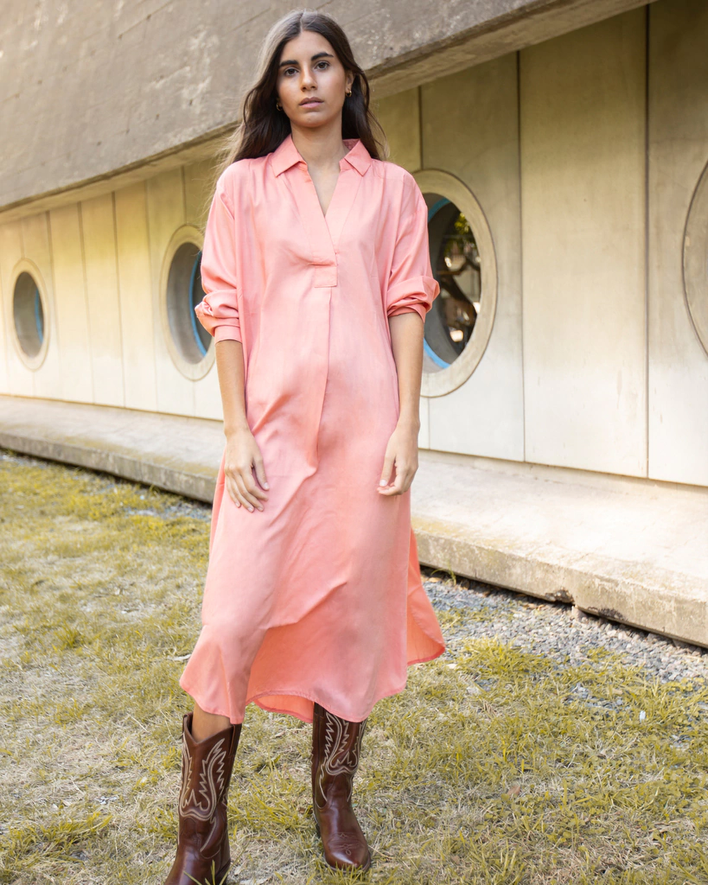 Vestido Camisero Óxido