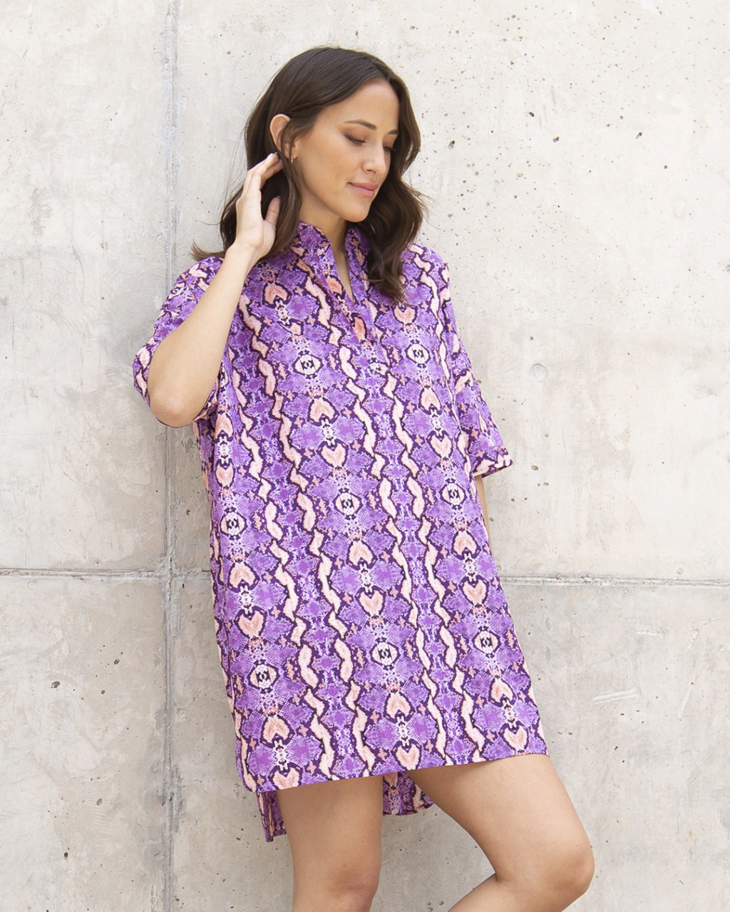 Túnica Konia Print Violeta