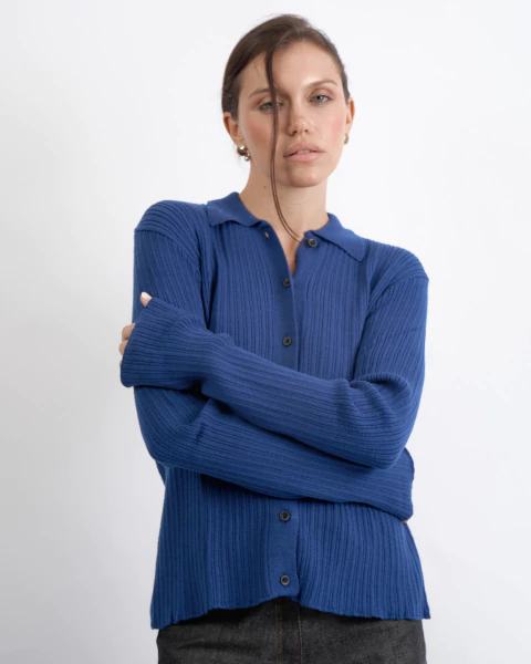 Sweater Olive azul