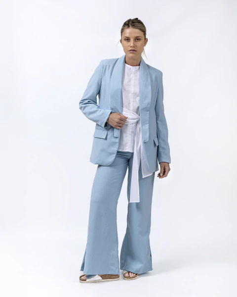 PANTALON LIV CELESTE - comprar online