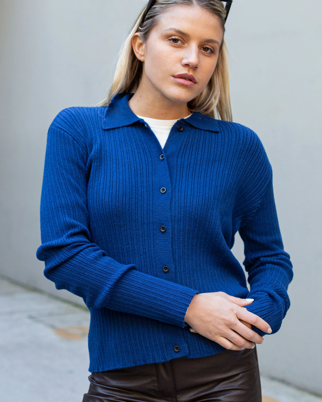 Sweater Olive azul