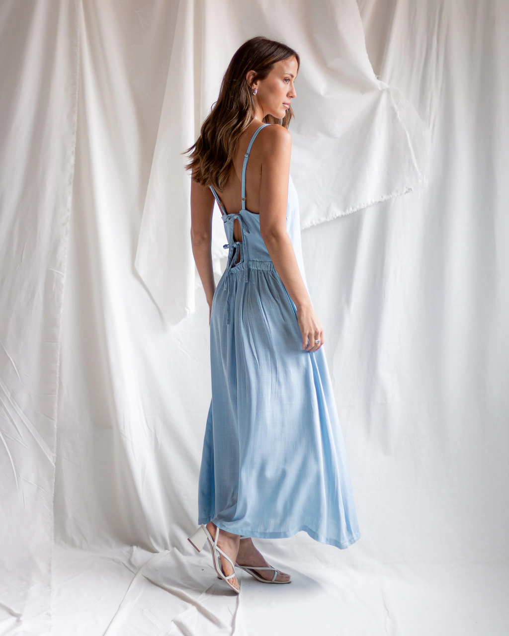 Vestido Cira Celeste