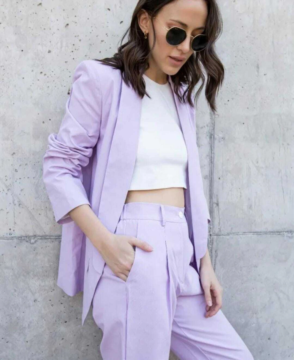 Blazer London Lila