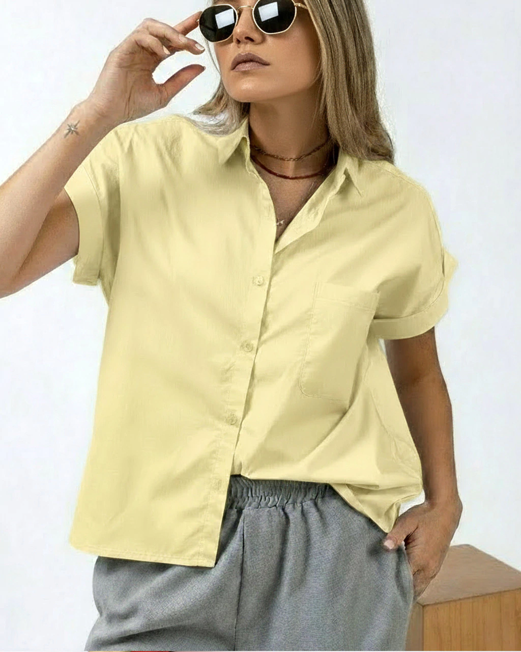 CAMISA RIN AMARILLO