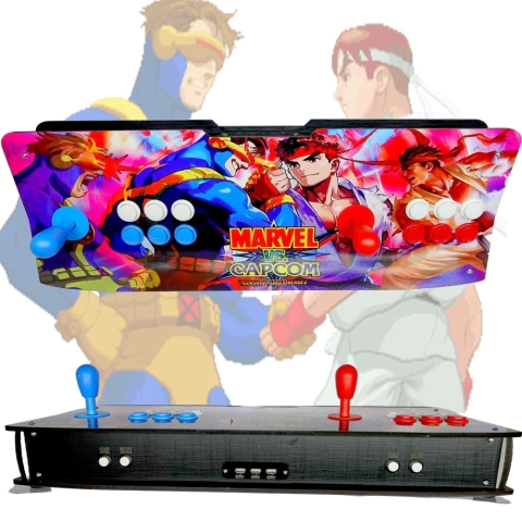 Fliperama Portatil - 17 mil jogos - Marvel vs Capcom - comprar online