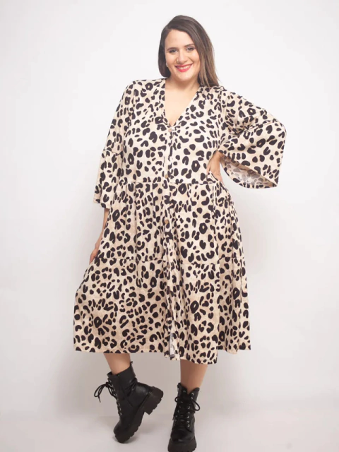 VESTIDO CAMISERO ESTAMPADO ART 346