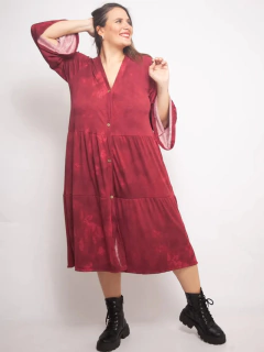 Imagen de VESTIDO CAMISERO ESTAMPADO ART 346