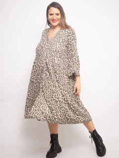 VESTIDO CAMISERO ESTAMPADO ART 346