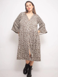 VESTIDO CAMISERO ESTAMPADO ART 346 en internet