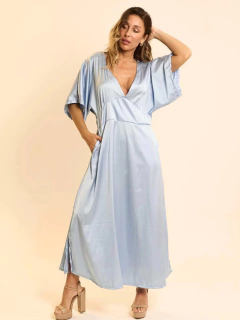 VESTIDO IMPERIO LARGO SEDA ART 539 - Al Aniz 