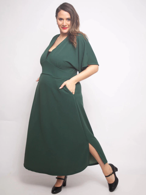 VESTIDO IMPERIO LARGO FIESTA ART 592 - Al Aniz 