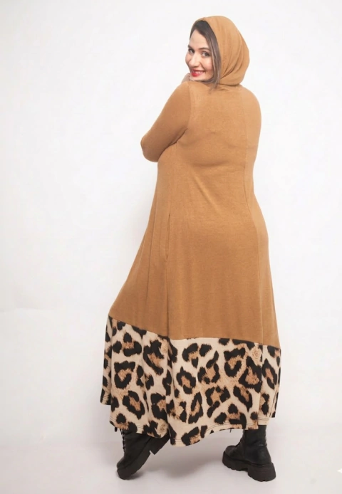 VESTIDO CAPUCHA COMBINADO ART 584 - Al Aniz 