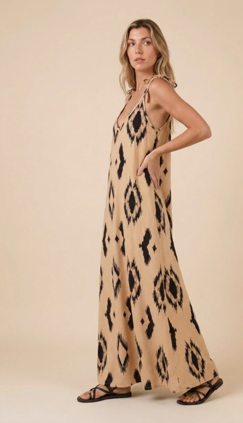 VESTIDO SOLERO ESCOTE V ART 283 - tienda online