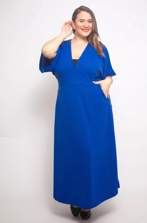 VESTIDO IMPERIO LARGO FIESTA ART 592