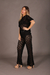 PANTALON OXFORD CROCHET NEGRO - comprar online