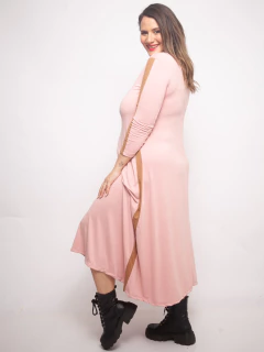 VESTIDO ESCOTE V COMBINADO ART 573 en internet