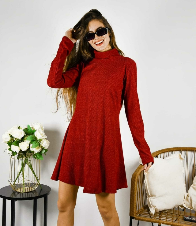Vestido Poleron Corto Bordo Art 13 thumbnail 2