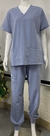 Uniforme Quirúrgico Dama Gris - Azul