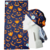 Rostro de Calabazas / Halloween negro y naranja