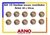 Kit Buchas Do Ventilador Arno De Bronze 10 Peças Oferta!!