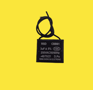 Capacitor Cqc Cbb61 3uf 250vac 50/60hz