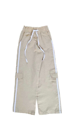 Imagem do Calça Cargo com Faixas Laterais em Algodão