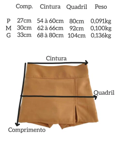 Short-saia com Fenda - comprar online
