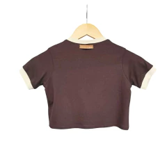 Blusa Cropped Urso - Menina&Moça