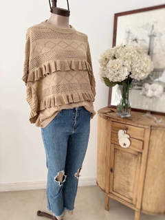 Remera Tejida Penelope Camel