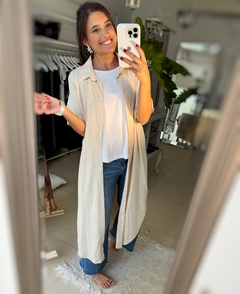 Vestido o Kimono María Beige - comprar online