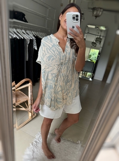 Blusa Catalina Verde Aqua - comprar online