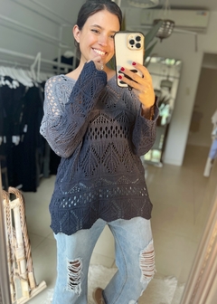 Sweater Rafa Batik Negro - comprar online