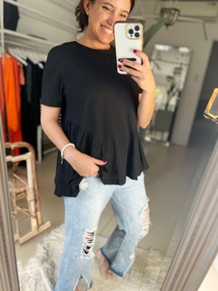 Remera Janeiro Negra - comprar online
