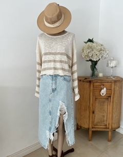 Sweater Laurean Beige en internet