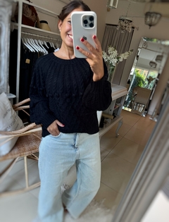 Sweater Lupe Negro - tienda online