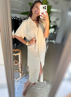 Vestido o Kimono María Beige