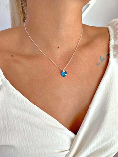 CONJUNTO SWAROVSKI AZUL - PL