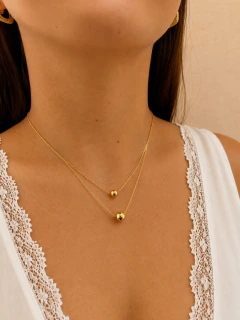 CONJUNTO DOBLE XANDER - ACERO DORADO